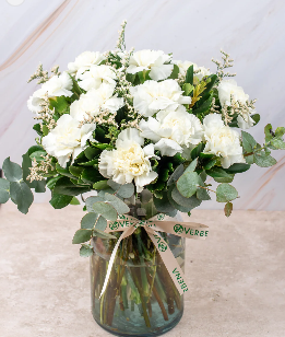 Ramo Rivera Flores -Clavel Blanco