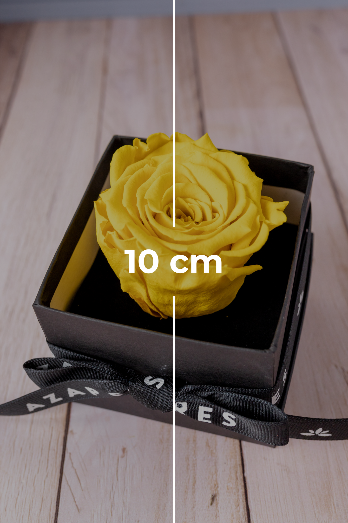 Love and Now - Eternal Yellow Rose in a Box
