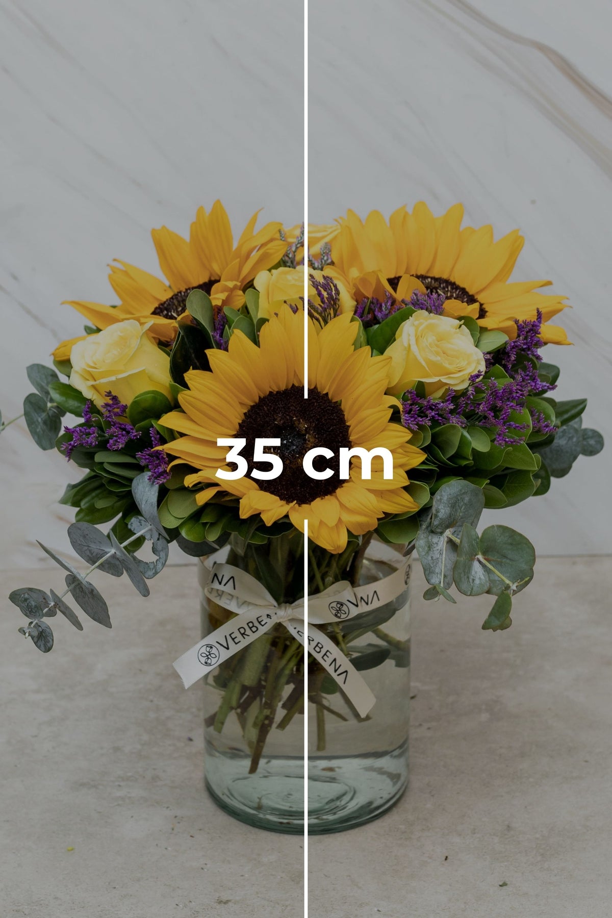 Luz de Sol - Girasol y Rosa Amarilla