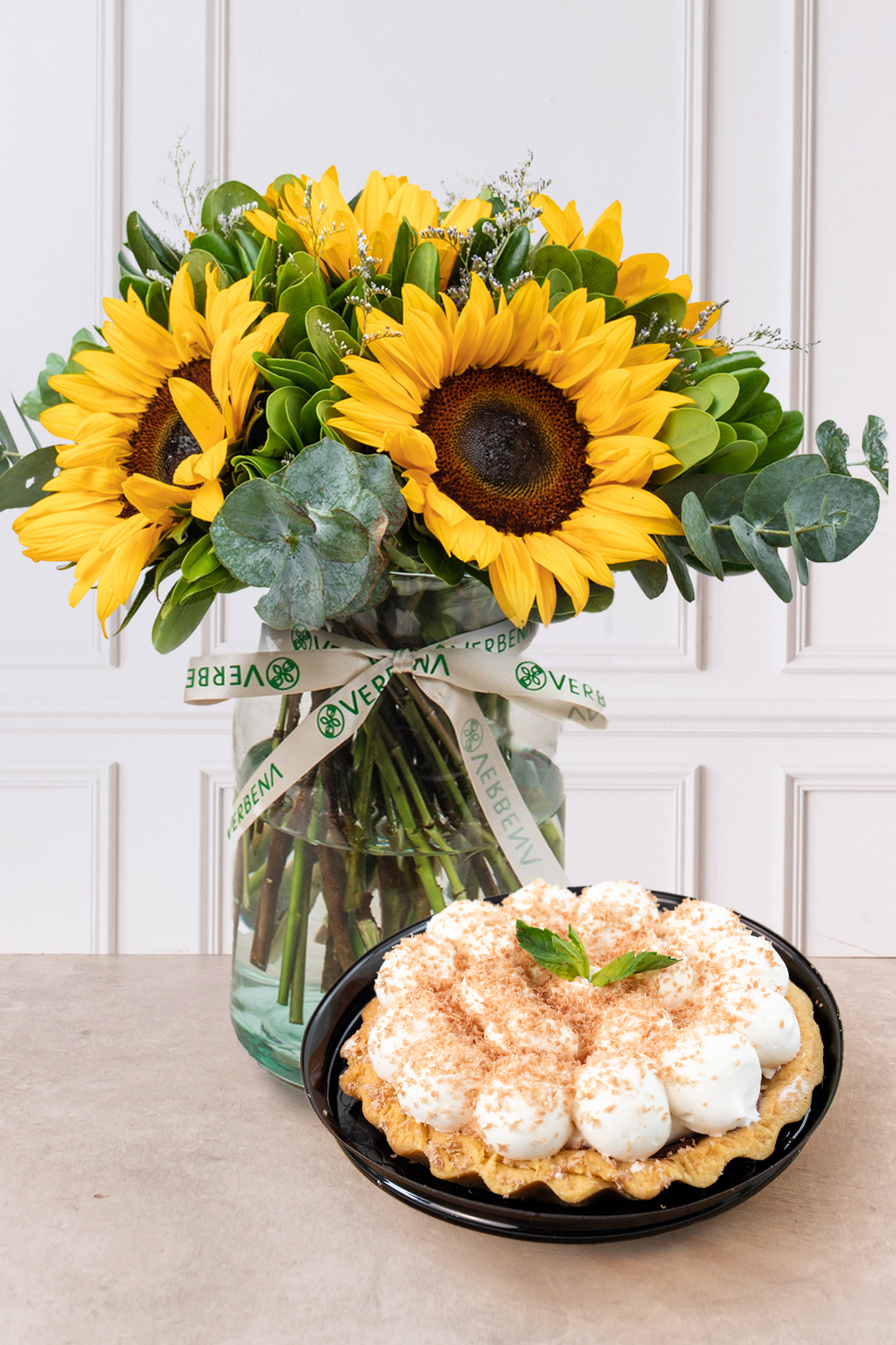 Sonrisa de Sol - Girasoles con Tarta de Plátano 21M