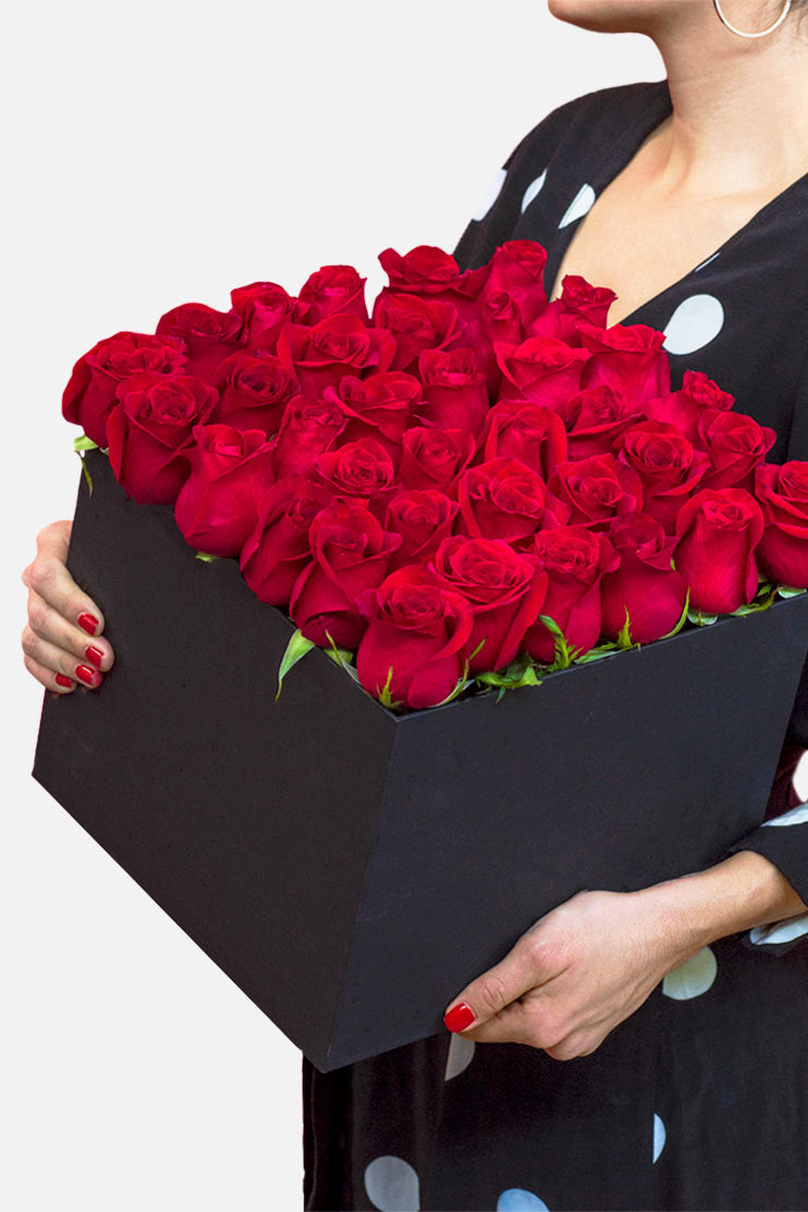 Mi Amor - Caja Rosas Rojas TJ