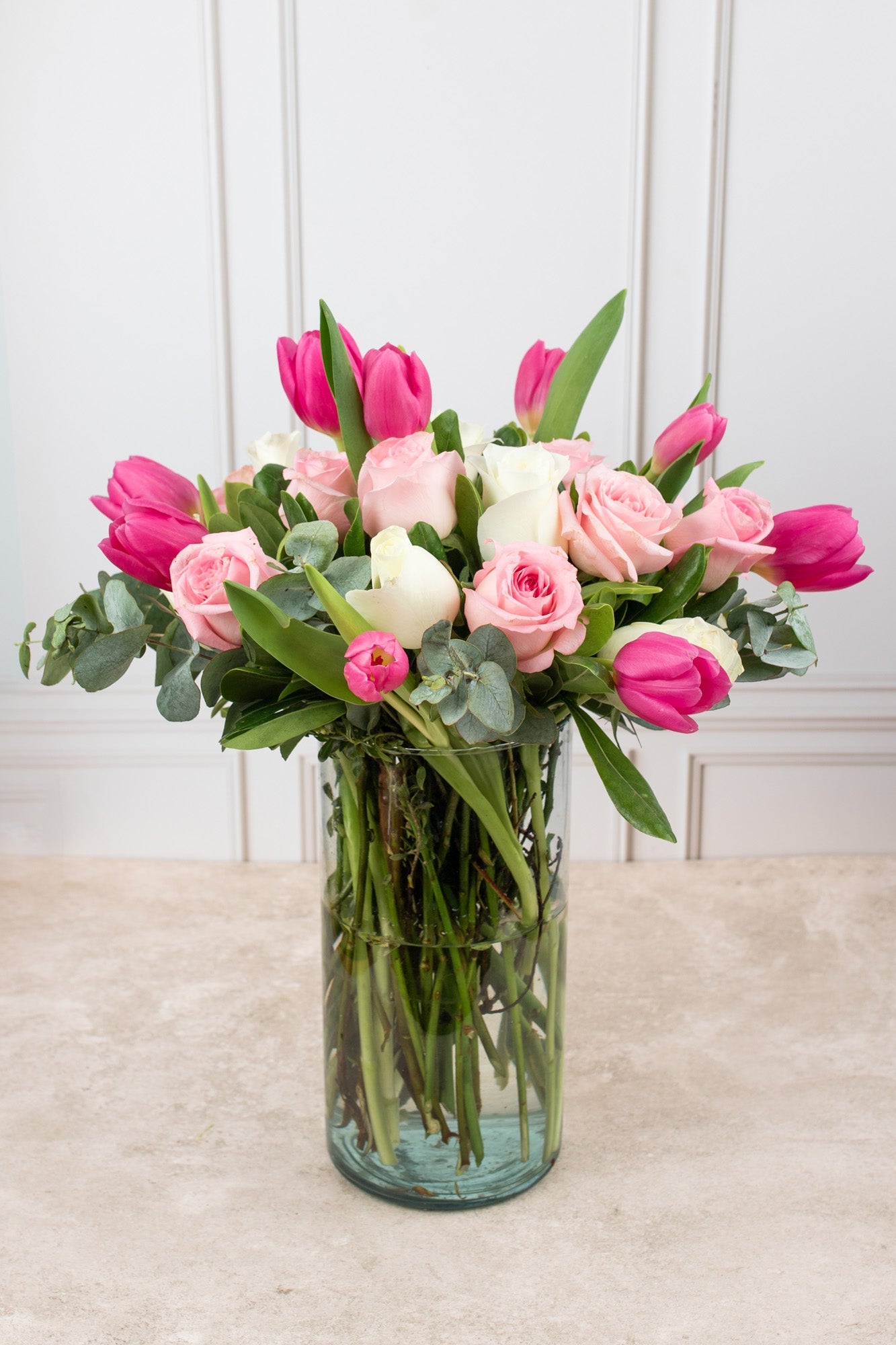 Dutch Rose - Tulip, White Rose and Light Rose GDL