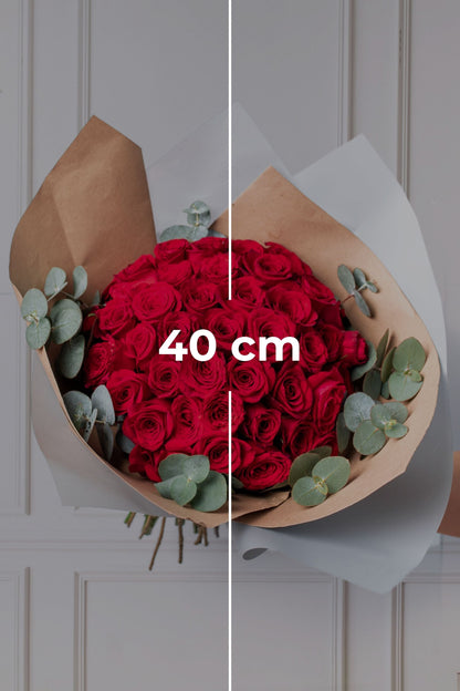 Ramo Buchón - 50 Rosas Rojas XAL