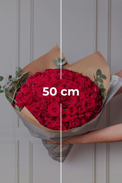 Ramo Buchón - 100 Rosas Rojas CULIACAN