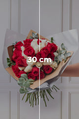 Ramo Buchón / 50 Rosas Roja y Blanca COACALCO