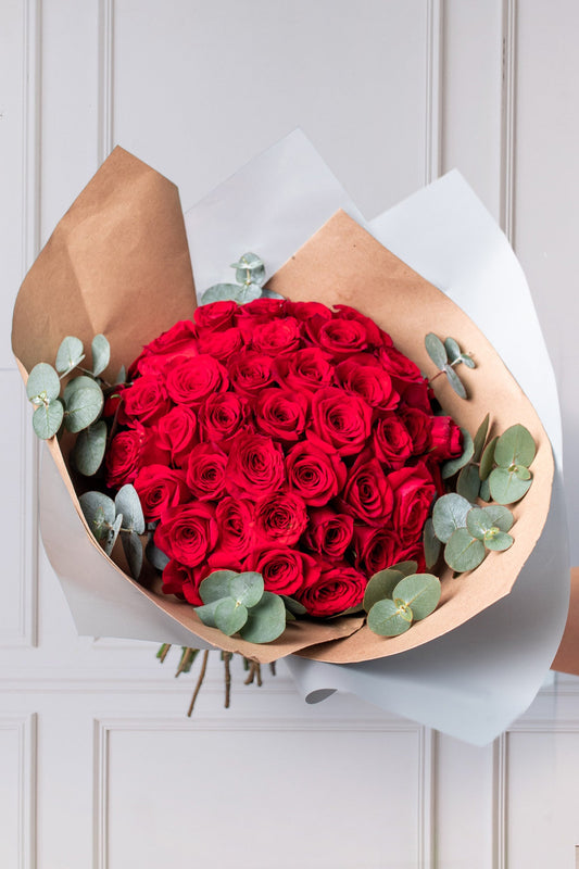 Ramo Buchón - 50 Rosas Rojas AGS