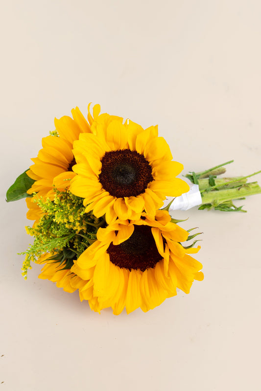 Ramo 5 Girasoles - Envoltura Yute CEL.