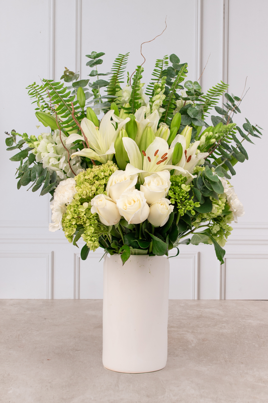 In Your Memory / White Rose and White Lilium