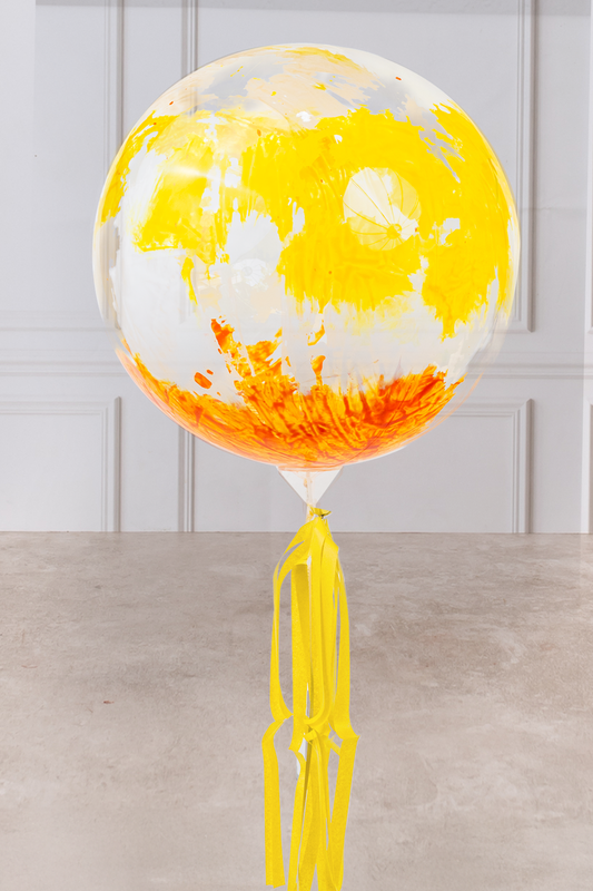 Color Explosion Balloon - Green and Blue