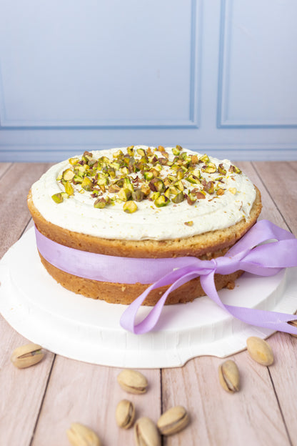 Large Pistachio Cake - White Chocolate and Pistachio
