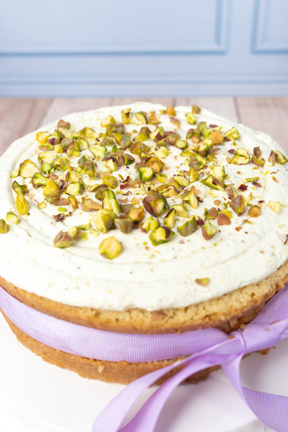 Large Pistachio Cake - White Chocolate and Pistachio