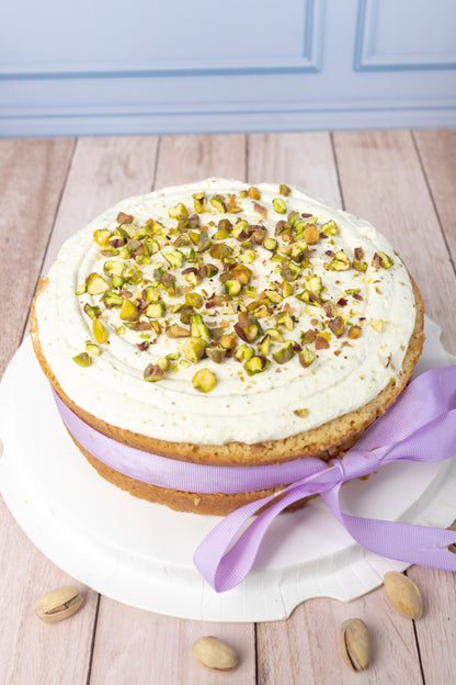 Large Pistachio Cake - White Chocolate and Pistachio