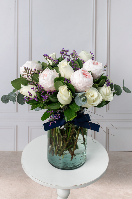 Santorini - Peonia Rosa y Rosa Blanca Atizapán