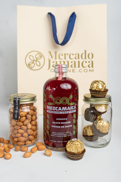 Mezcamaica Kit - Mezcal, Chocolates and Peanuts