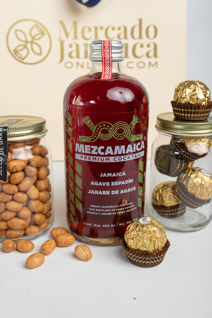 Mezcamaica Kit - Mezcal, Chocolates and Peanuts