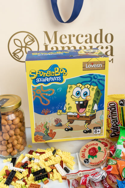 Bob Esponja - Bloques Para Armar Figura 3D