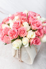 Burbuja de Rosas - Rosas Blancas y Claritas ACA
