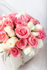 Rose Bubble // White and Light Roses SNL