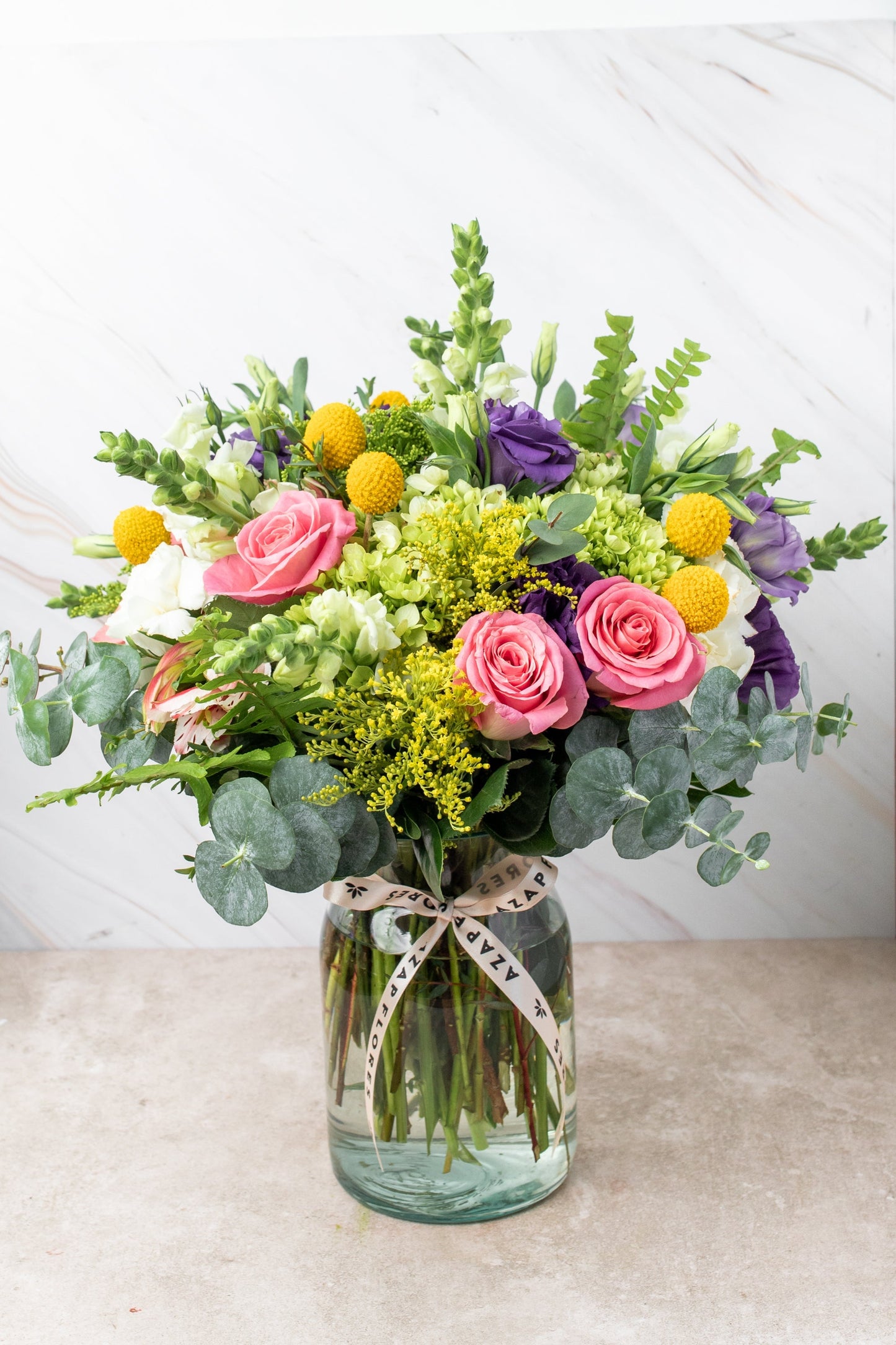 Amor Propio - Rosa Clarita, Hortensia y Lisianthus XAL
