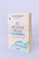 Libro Mensaje de las Lágrimas + Para Siempre - Rosa Blanca en Pecera
