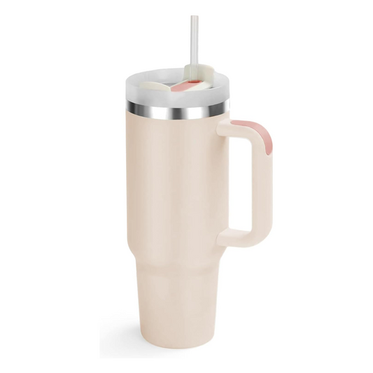 Vaso Térmico Rosa Claro - 40 oz con Asa