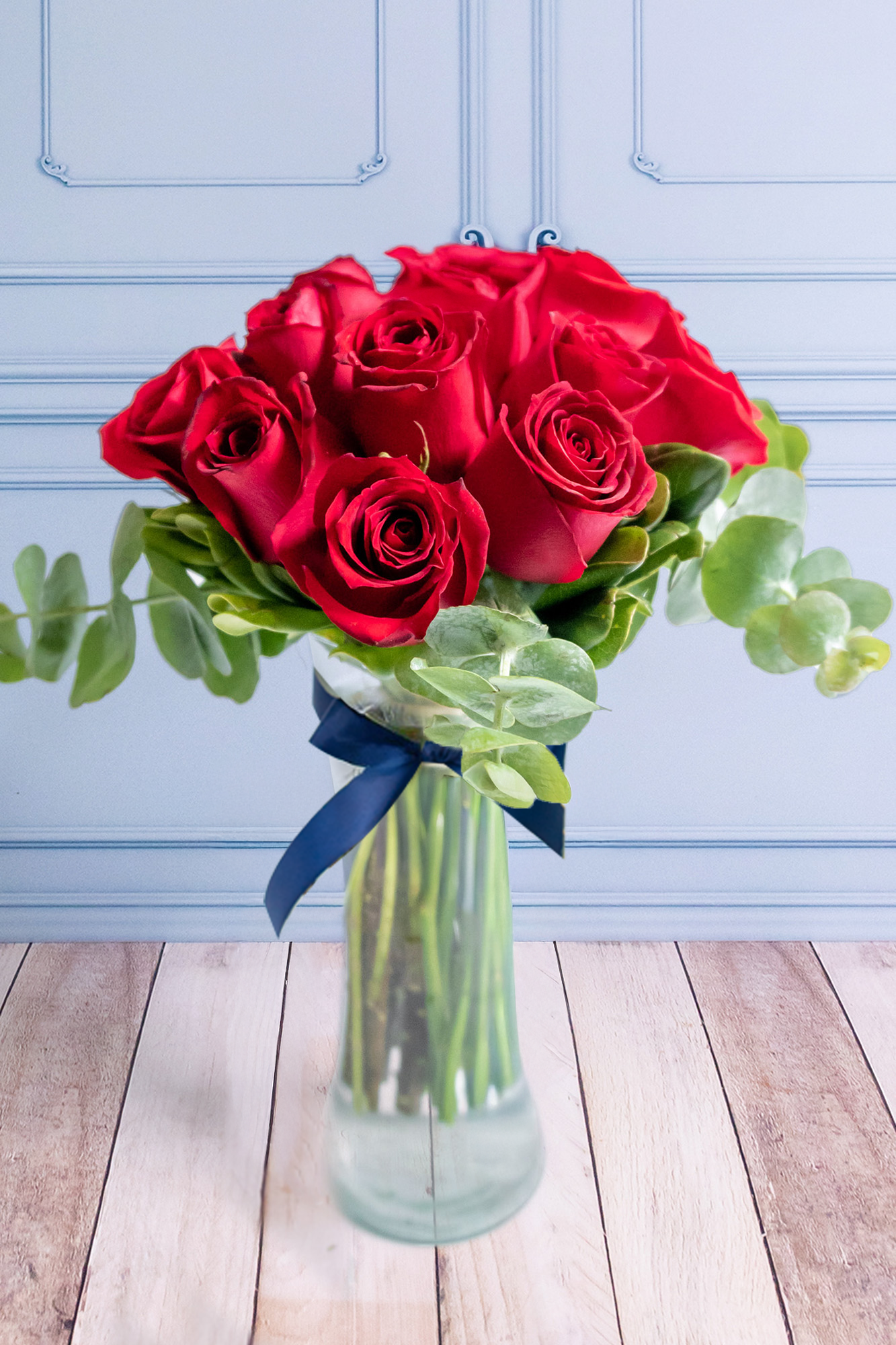 La Vida en Rosa / Arreglo de 12 Rosas Rojas para el 10 de Mayo 10MFA
