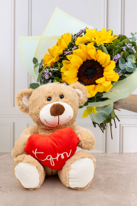 Solecito - Girasoles con Peluche 21M