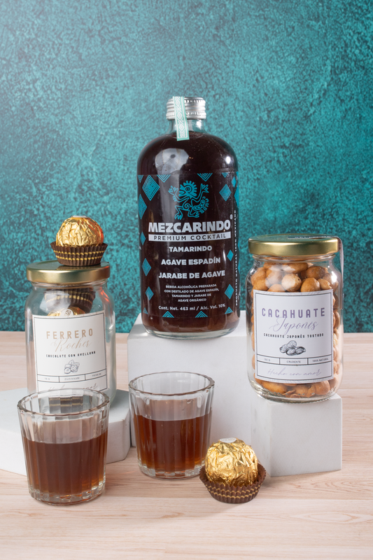 Mezcarindo Kit - Mezcal, Chocolates and Peanuts