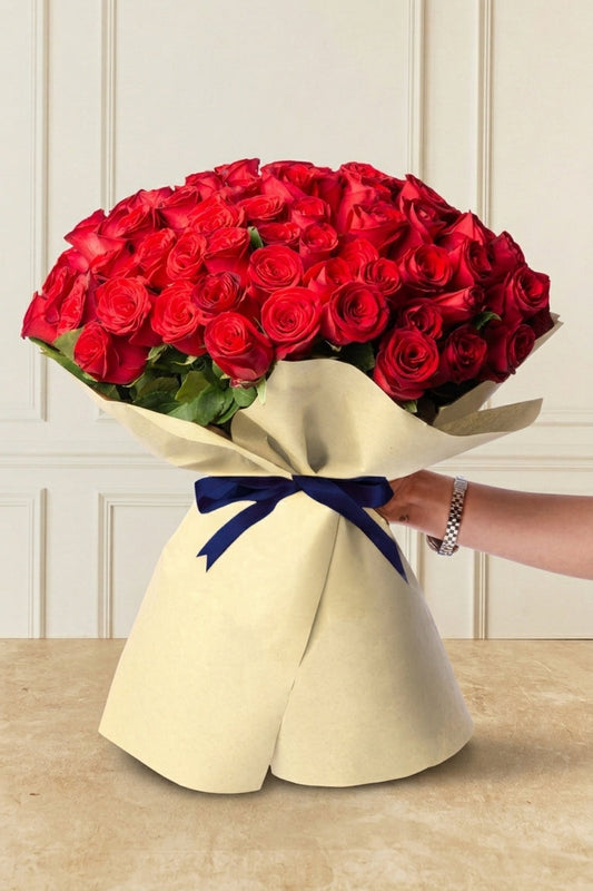 150 Rosas Rojas - En Ramo Especial | MJO