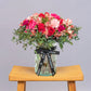 Enamorados / Rosa Roja, Clavel Rosa y Astromelia