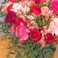 Enamorados / Rosa Roja, Clavel Rosa y Astromelia
