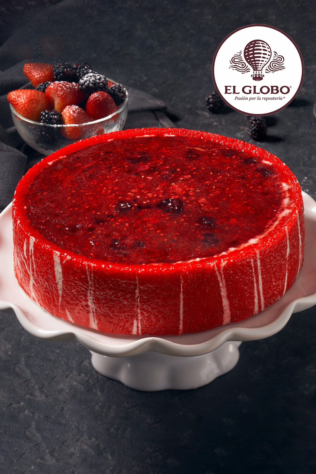 Pastel Queso y Frutos Rojos - El Globo