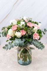 Arabella - White Rose and Pink Carnation GDL