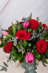 Red Sunset / Tulip and Red Rose