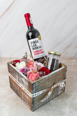 Flowers with Chocolate and Wine - GDL