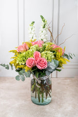 Bright / Light Pink and Hydrangea