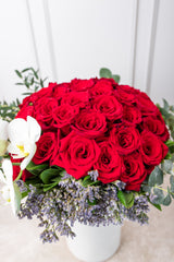 Like the Flower - Red Rose and Orchid