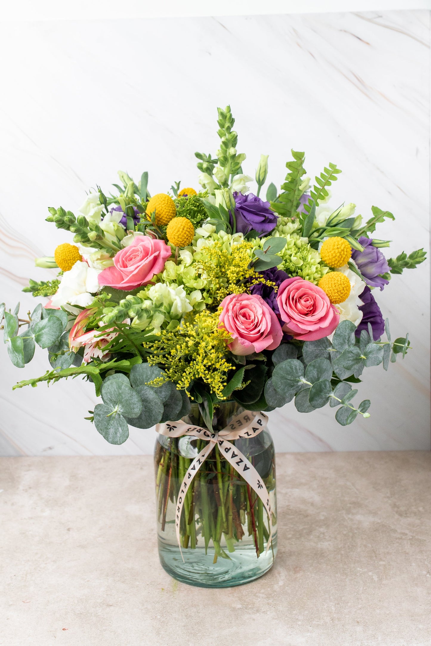 Amor Propio - Rosa Clarita, Hortensia y Lisianthus Cun