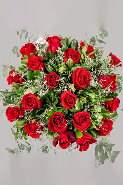 I Love You Flowers - Red Rose in Ceramic Vase