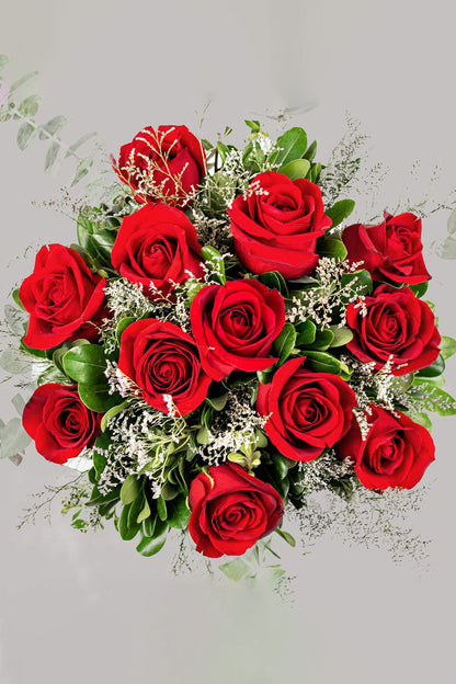 I Love You Flowers - Red Rose in Ceramic Vase